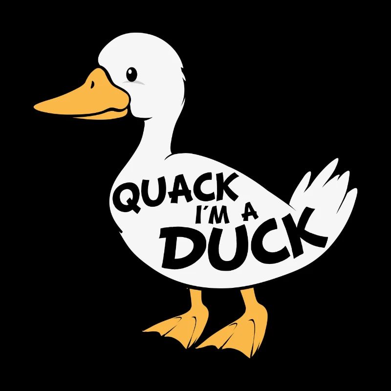 Quack I'm A Duck Lazy Halloween Kostüm