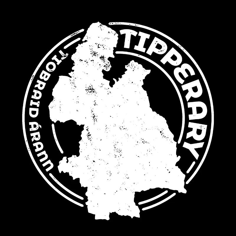 Comté de Tipperary Irlande | Timbre de contour de carte