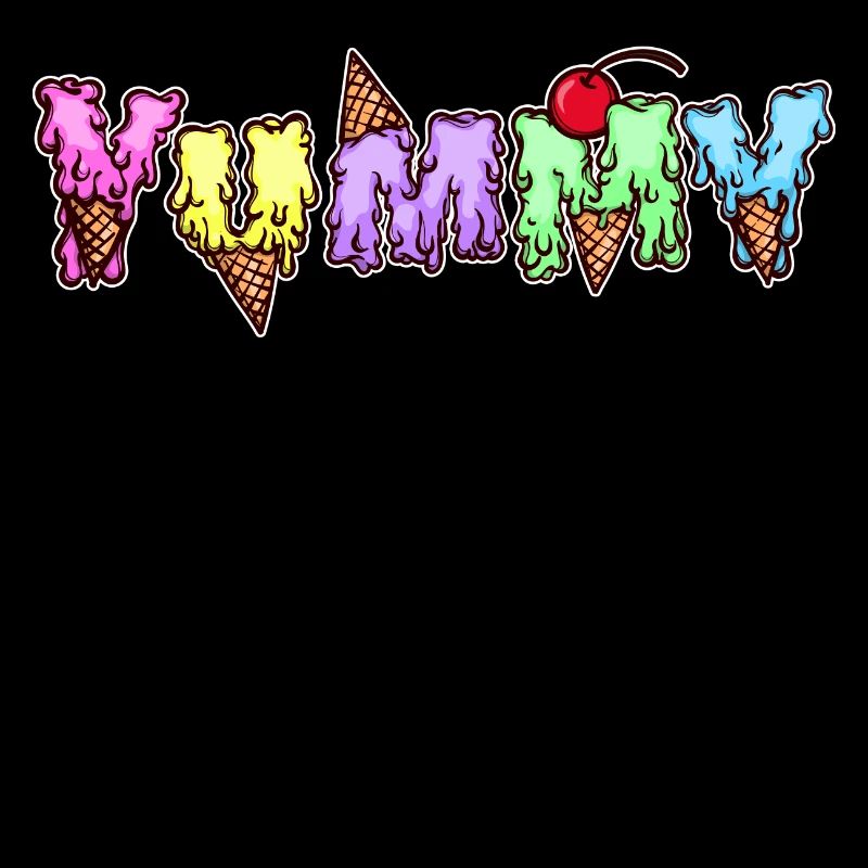 Eis Lecker Süßigkeiten Spruch Nachspeise Naschen