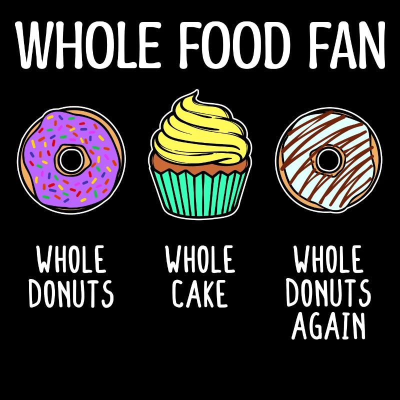 Donut Statement Süßigkeiten Kuchen Cupcake