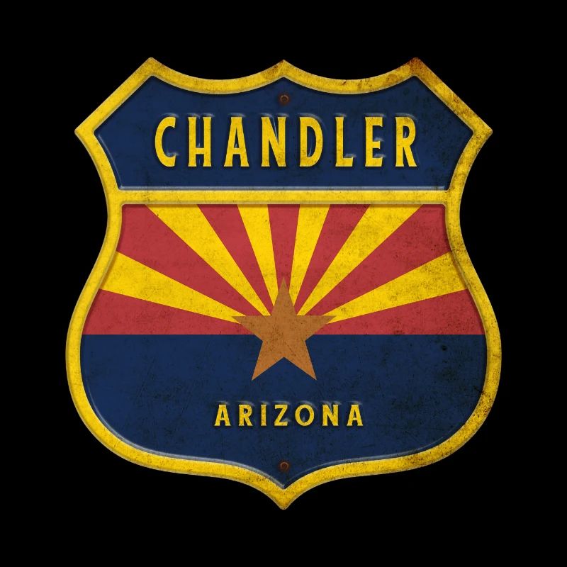 Chandler Arizona flag crest design