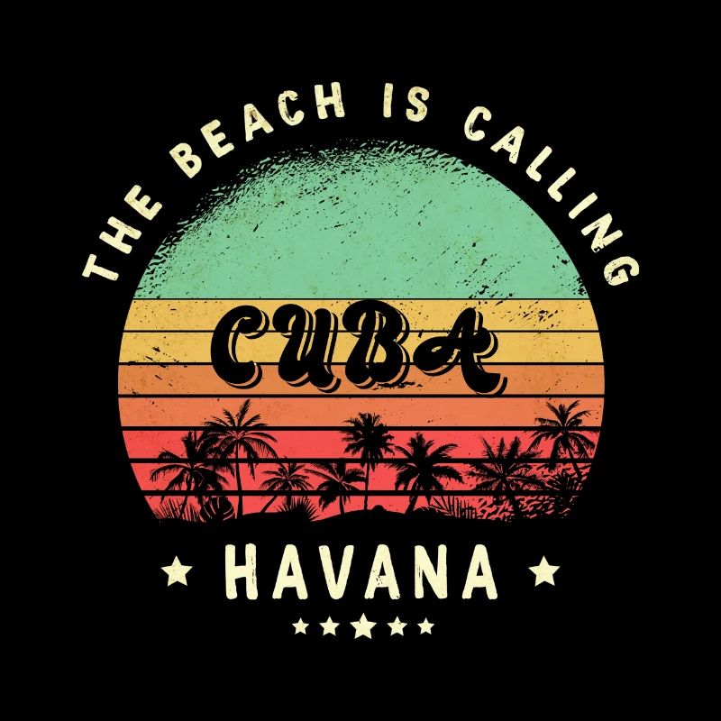 Design de plage de Havana Cuba