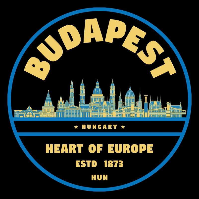 Emblème de la Skyline de Budapest Cœur de l’Europe