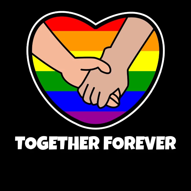 Relationship Homo Statement Heart Pride Rainbow