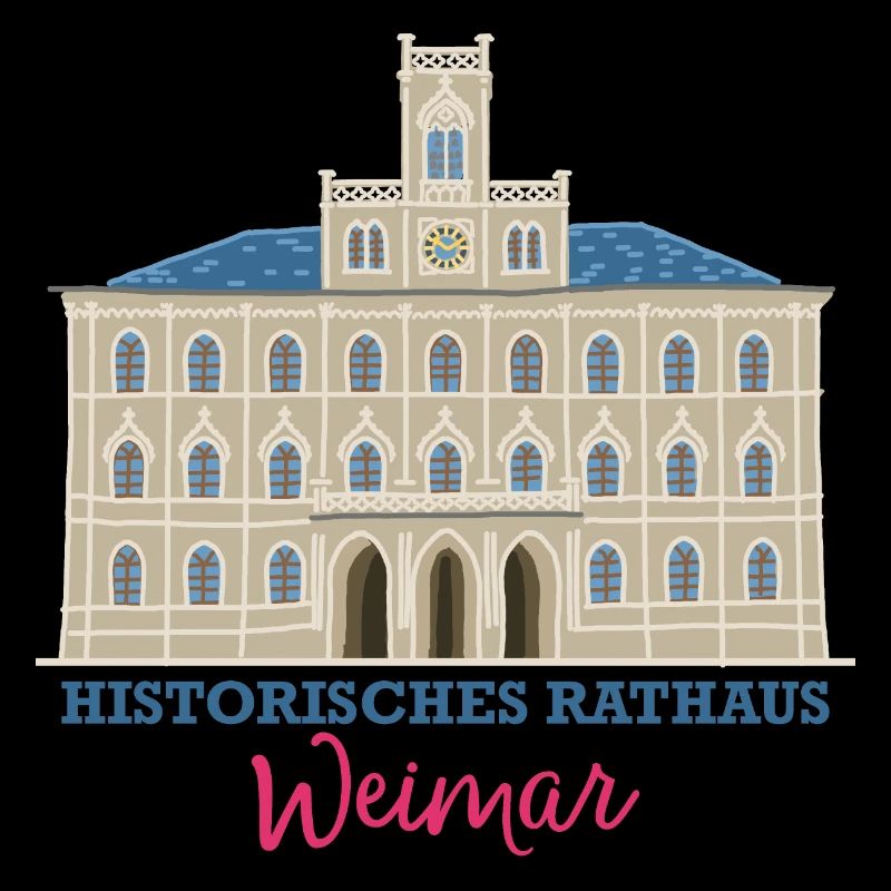 Weimar, Historisches Rathaus, Deutschland