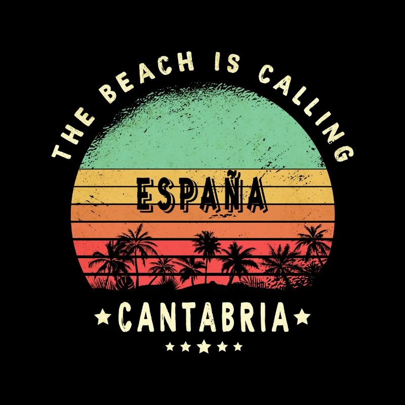 Kantabrien Spanien Palmen Design