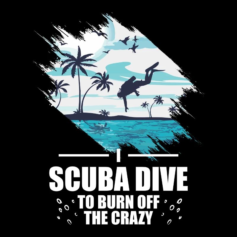 Scuba Diver Spydfiskeri Design