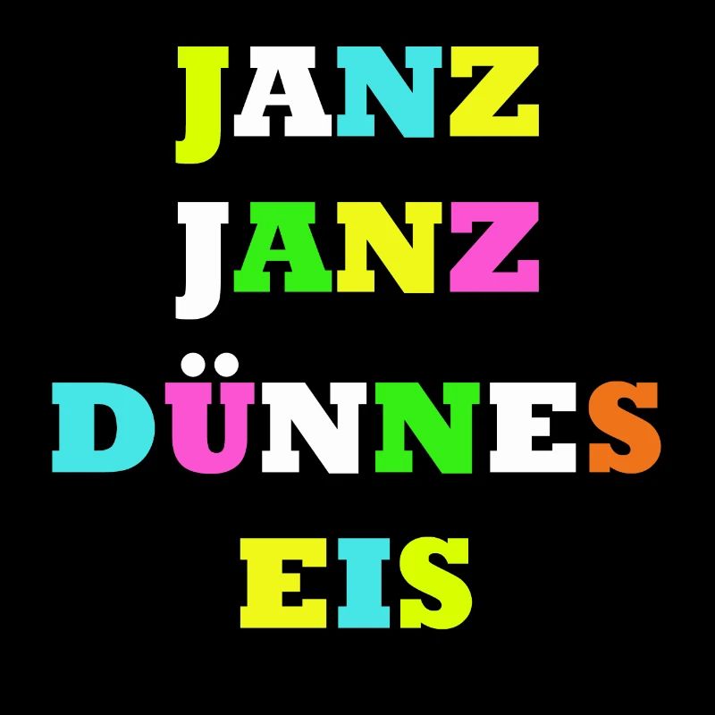 GANZ GANZ DÜNNES EIS AUF DEM DU DICH BEWEGST