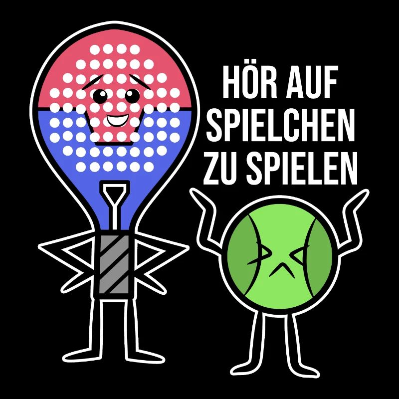 Bälle Schmetterball Padel Schläger Statement
