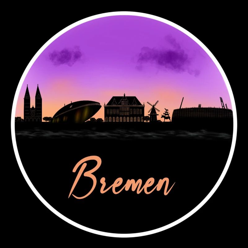 Belle ligne d’horizon de Brême