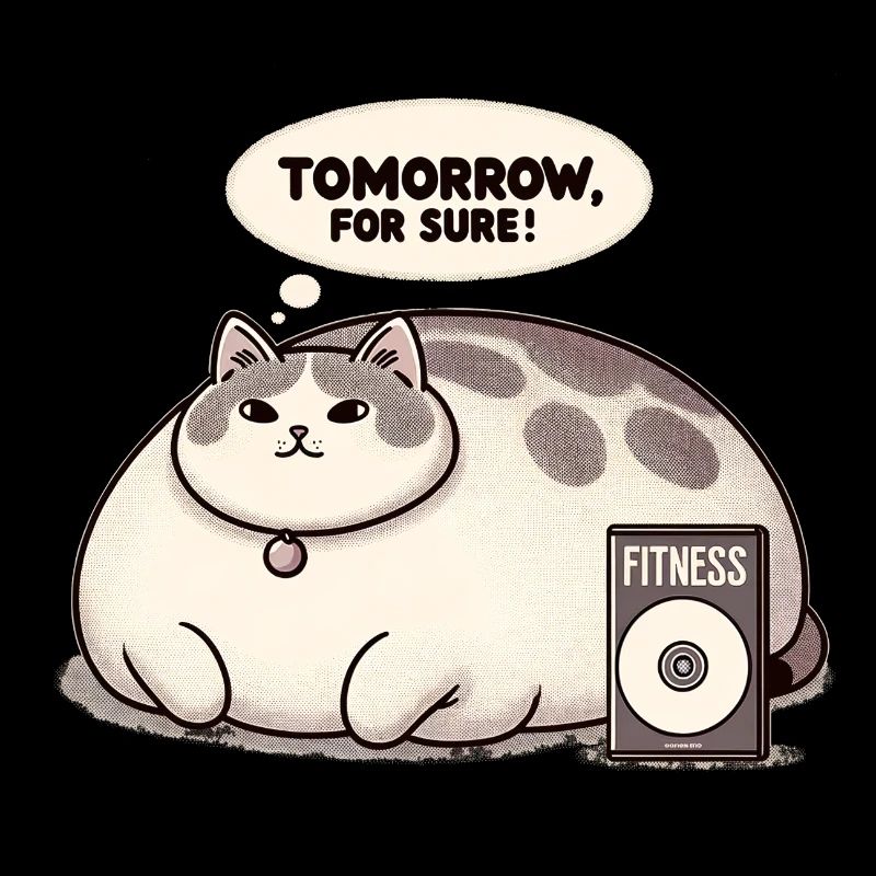 Fitnessmuffel Katze