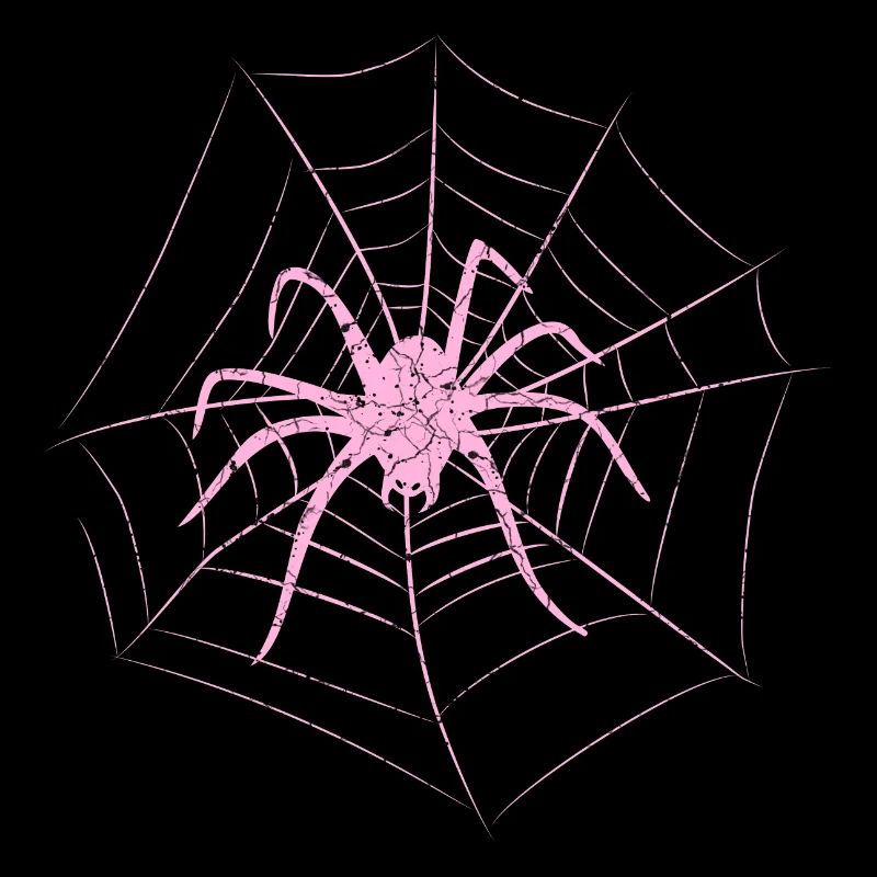 Spinne im Netz Halloween