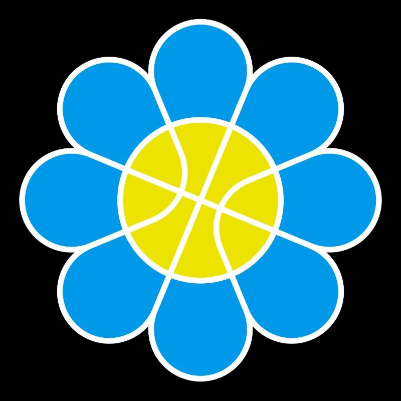 Fleur de basket-ball