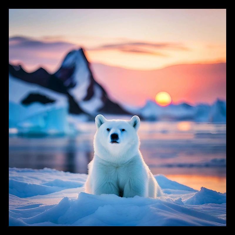 Puuh auf der Eisscholle