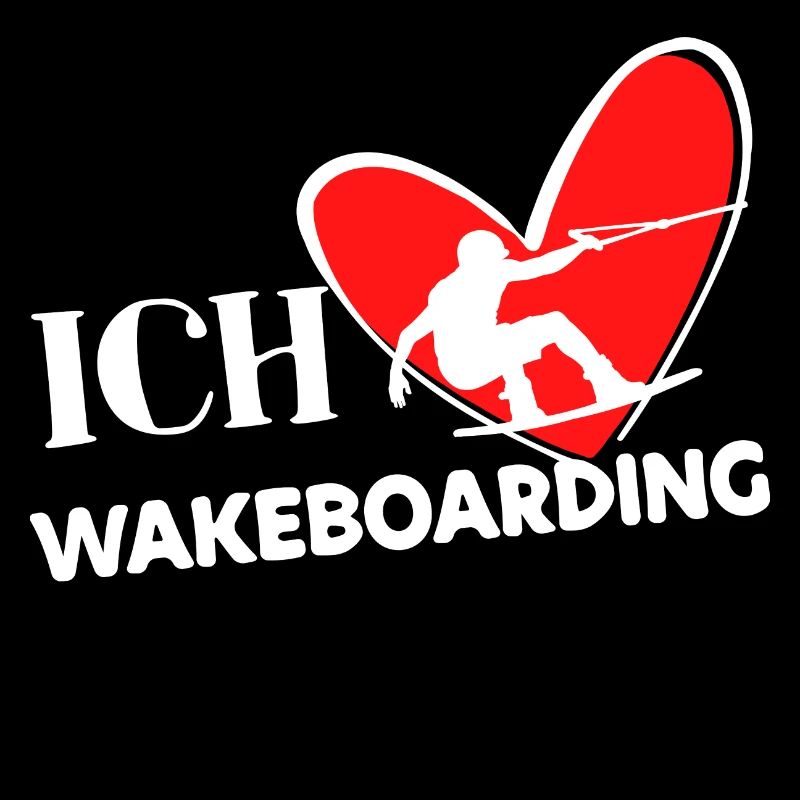 Wakeboard Statement Heart Stunt Kitesurfer Surfing