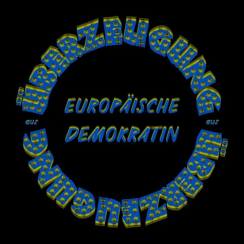 European Democrat by Conviction Circular Text