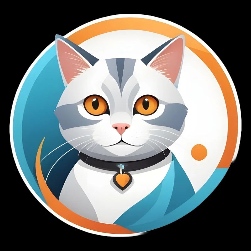 Chatty Cat Illustration