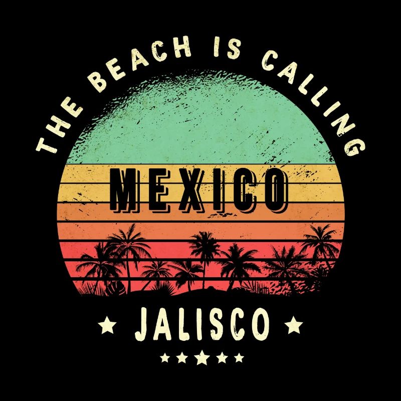 Motif du désert de cactus de Jalisco Mexico