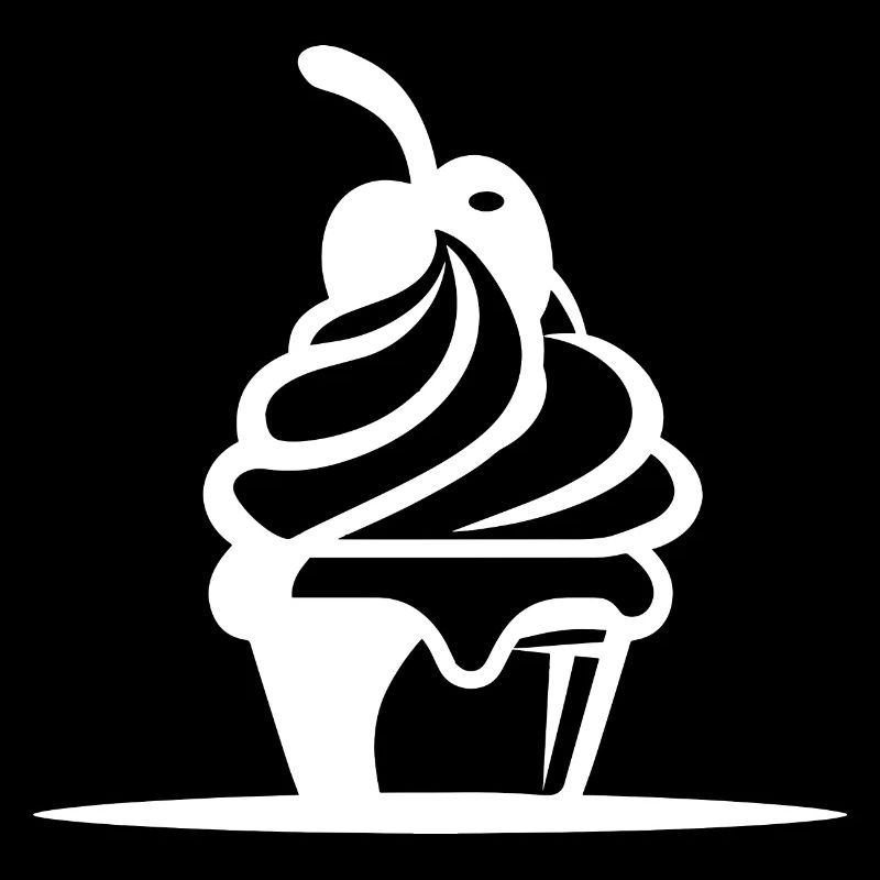 Graphique de crème glacée