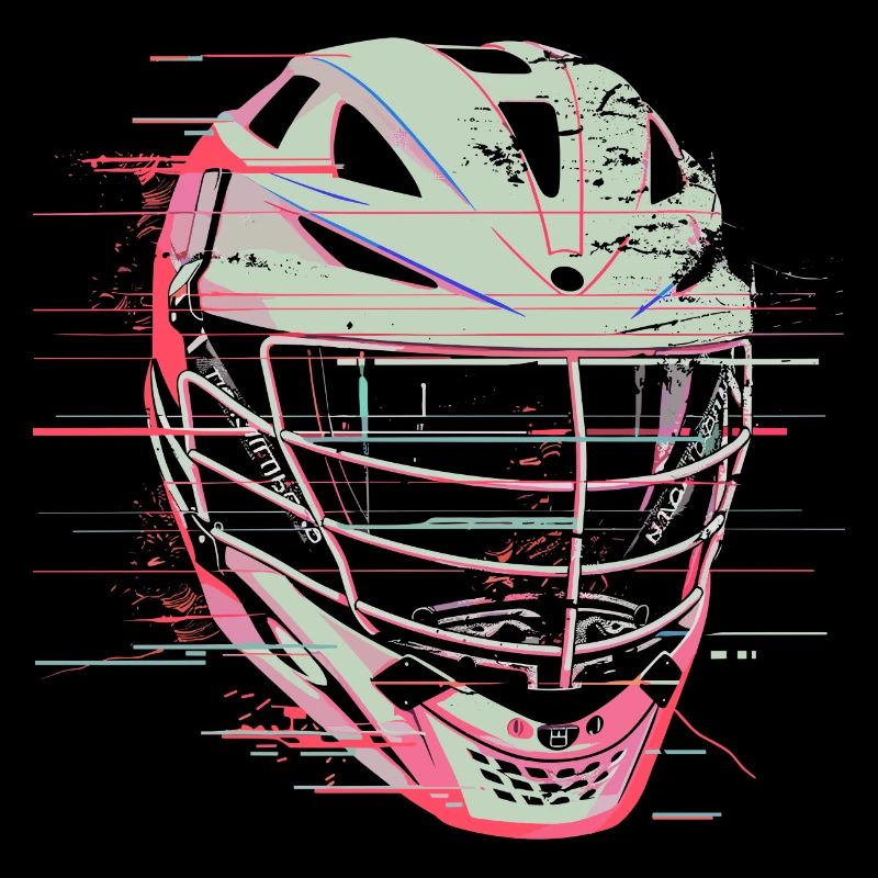 Lacrosse Helmet Graphic
