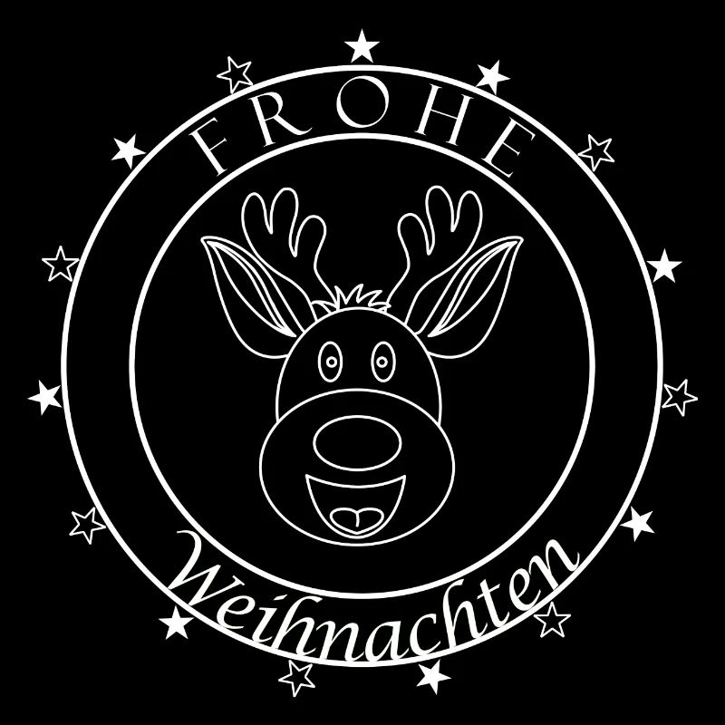 Merry Christmas with Rudolf.