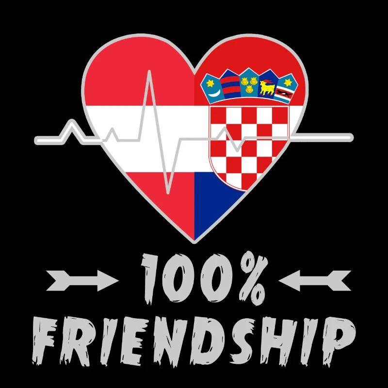 Austria and Croatia 100% friendship