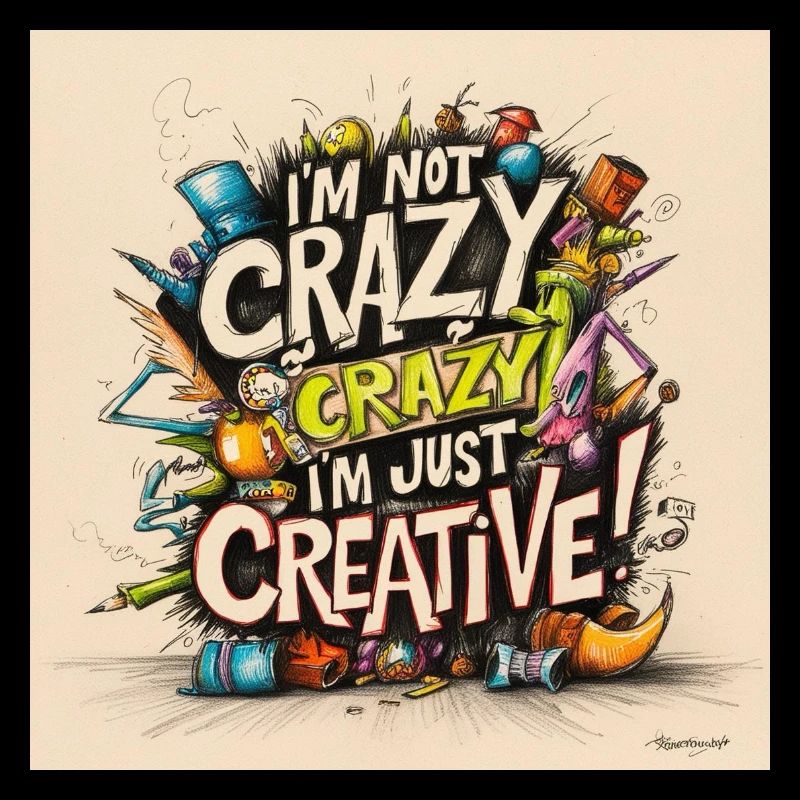 I'm not crazy, I'm just creative