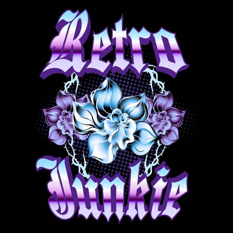 Retro Junkie – 90s Gothic Blumenstil