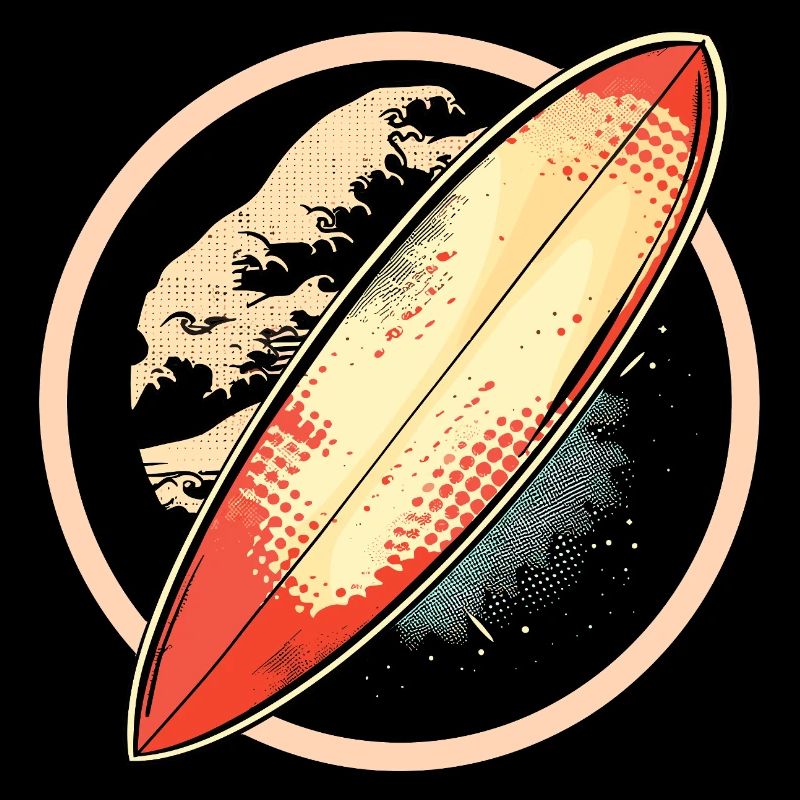 Graphiques de planche de surf