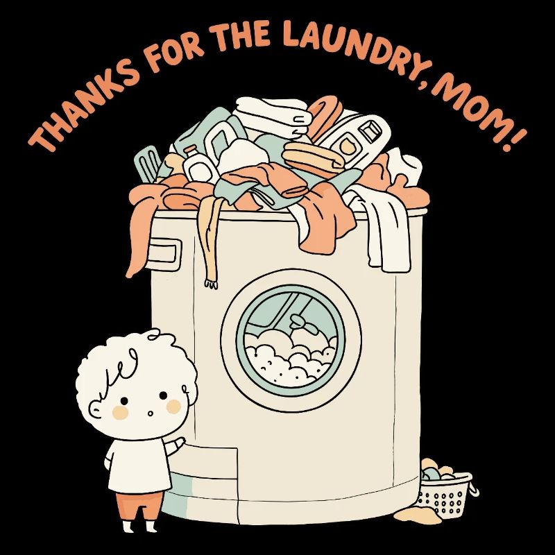 Thanks for the laundry, mom !