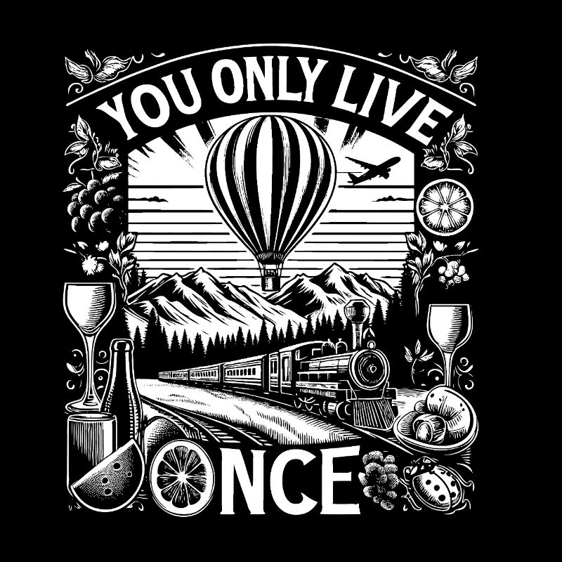 You only live once.