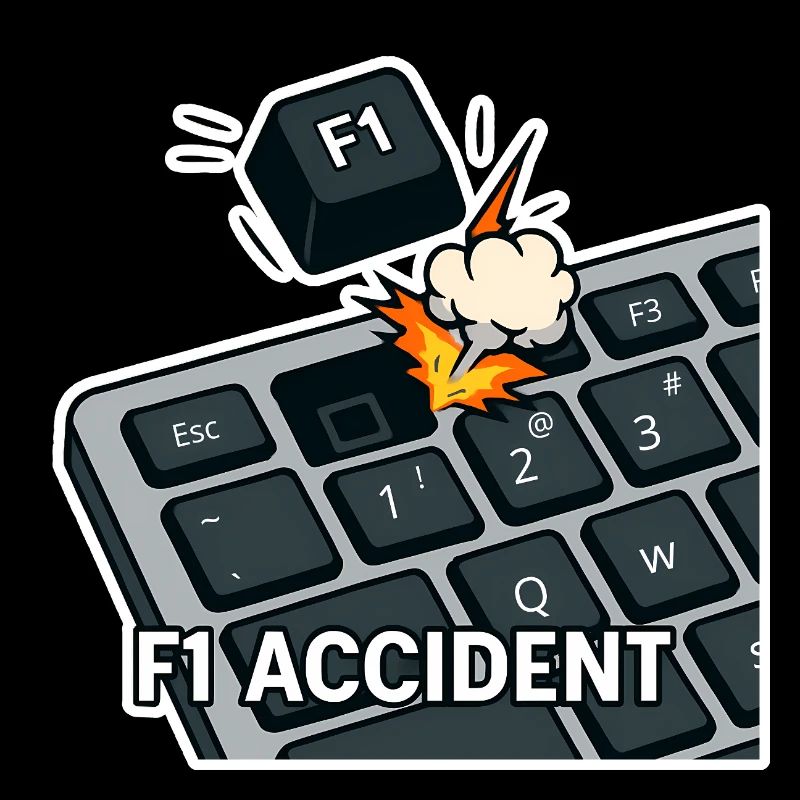 F1 accident - funny pun