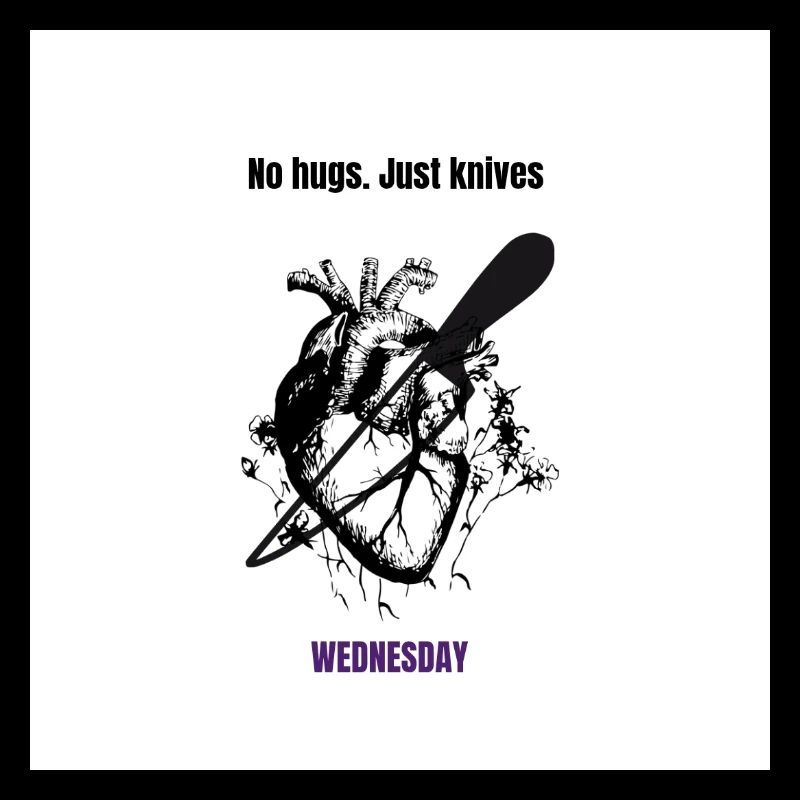 Pas de câlins, juste des couteaux. MERCREDI