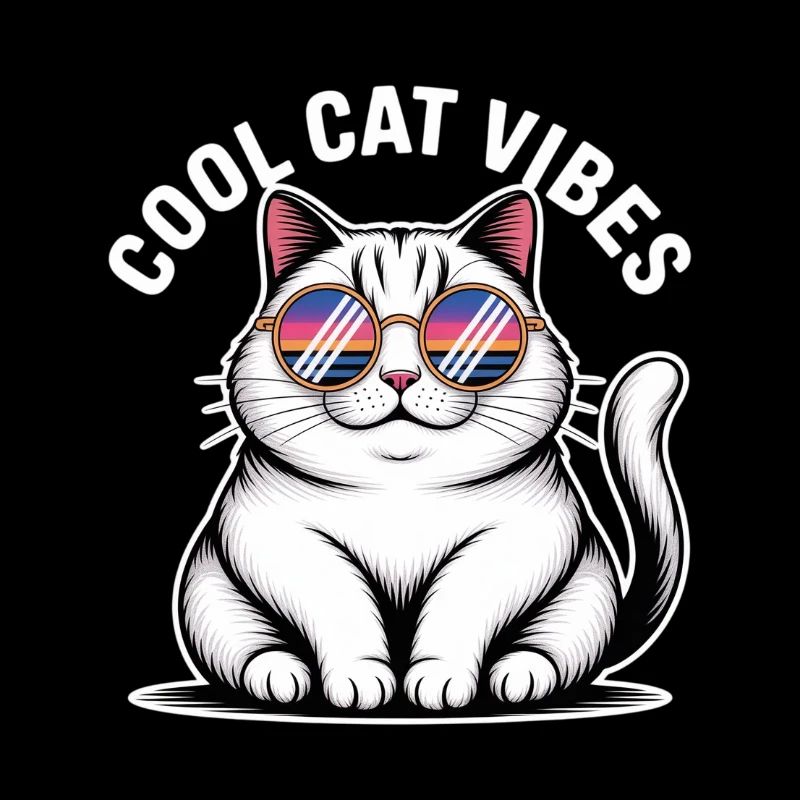 Buddy Cat with Wave Goggles