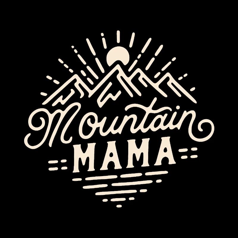 Bergmama Wandern Mama Camping Liebhaber Mutter