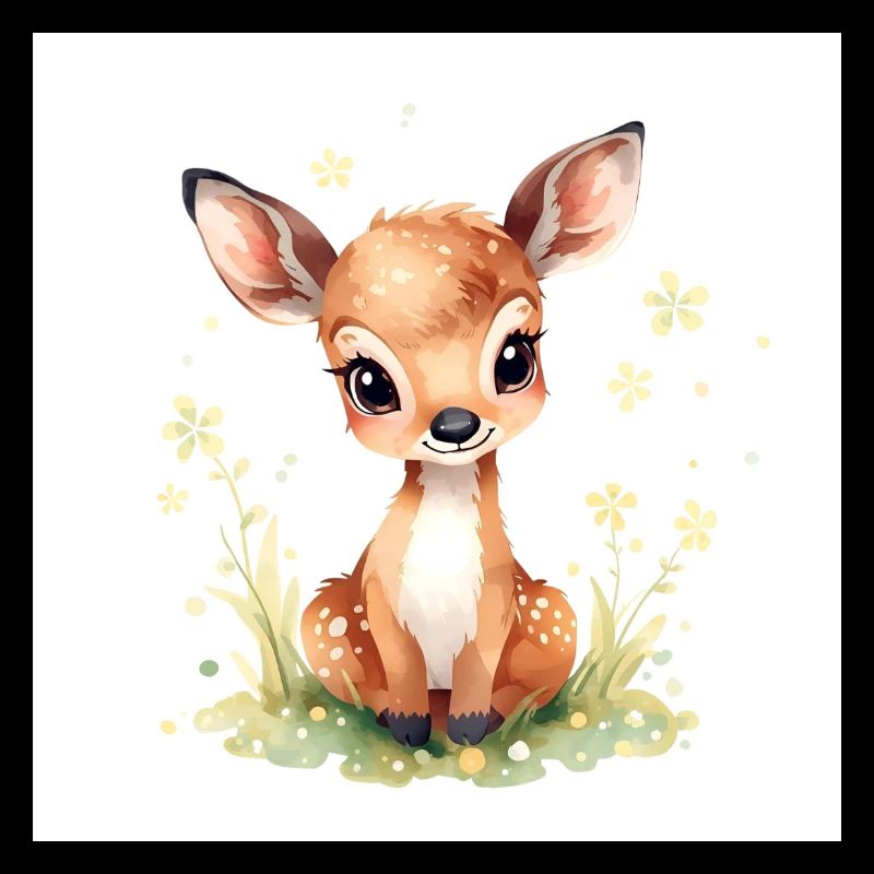 Mignon bébé cerf