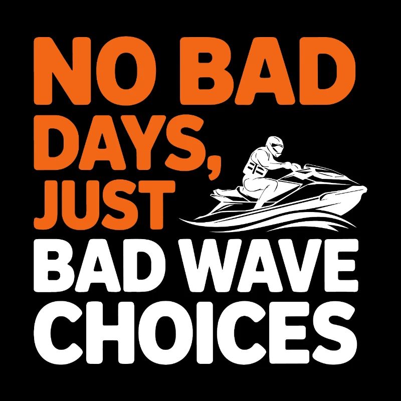 Funny Jetski Bad Wave Choices 