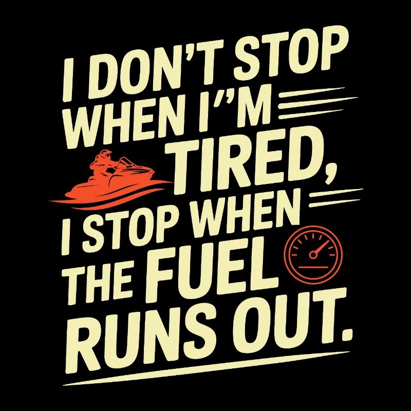 Drôle de jet ski : panne de carburant