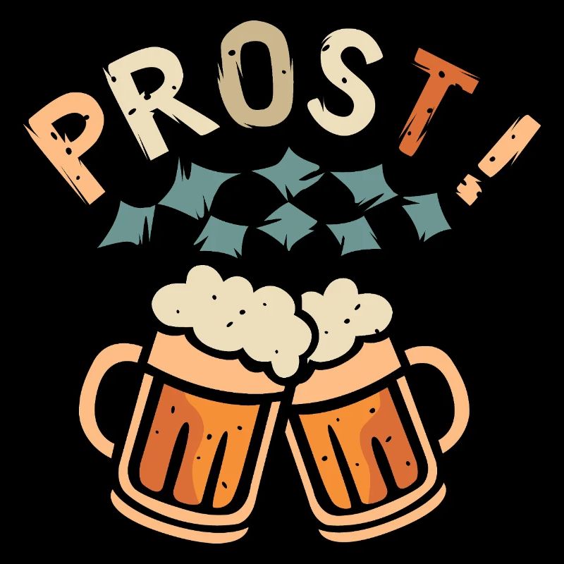 PROST! – Bavarian-style foam beer mugs