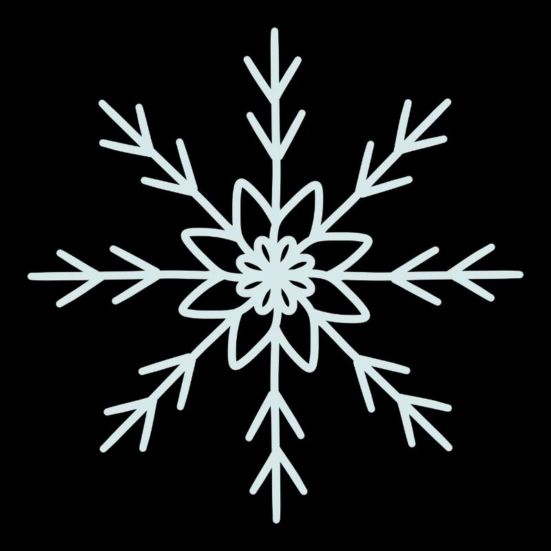 Elegantes Schneeflocken-Muster-Design