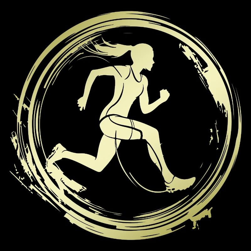 Running Marathon Silhouette