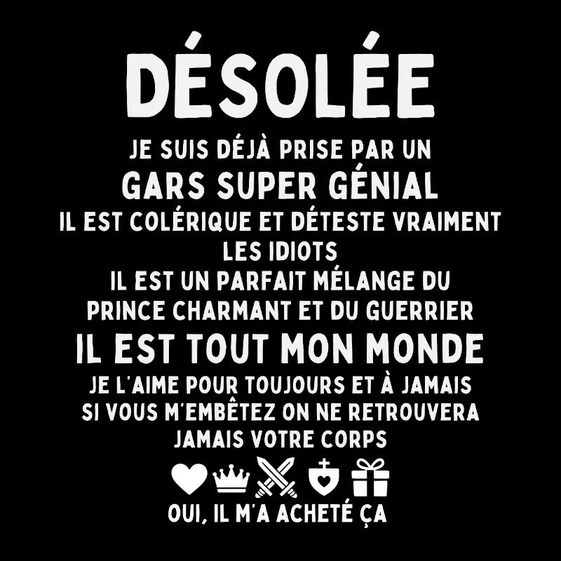 Already Taken — Funny & Bite Couple Gift