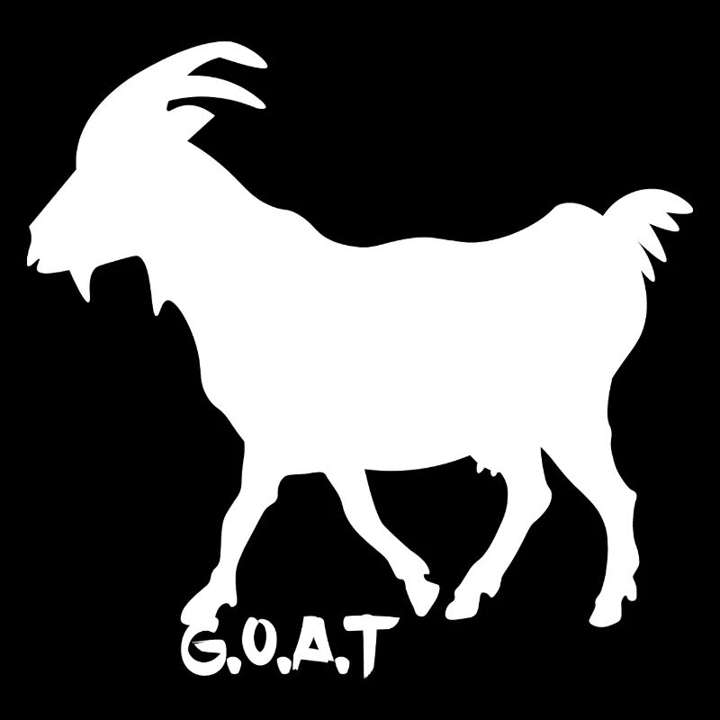 Ziege G.O.A.T.  weiß