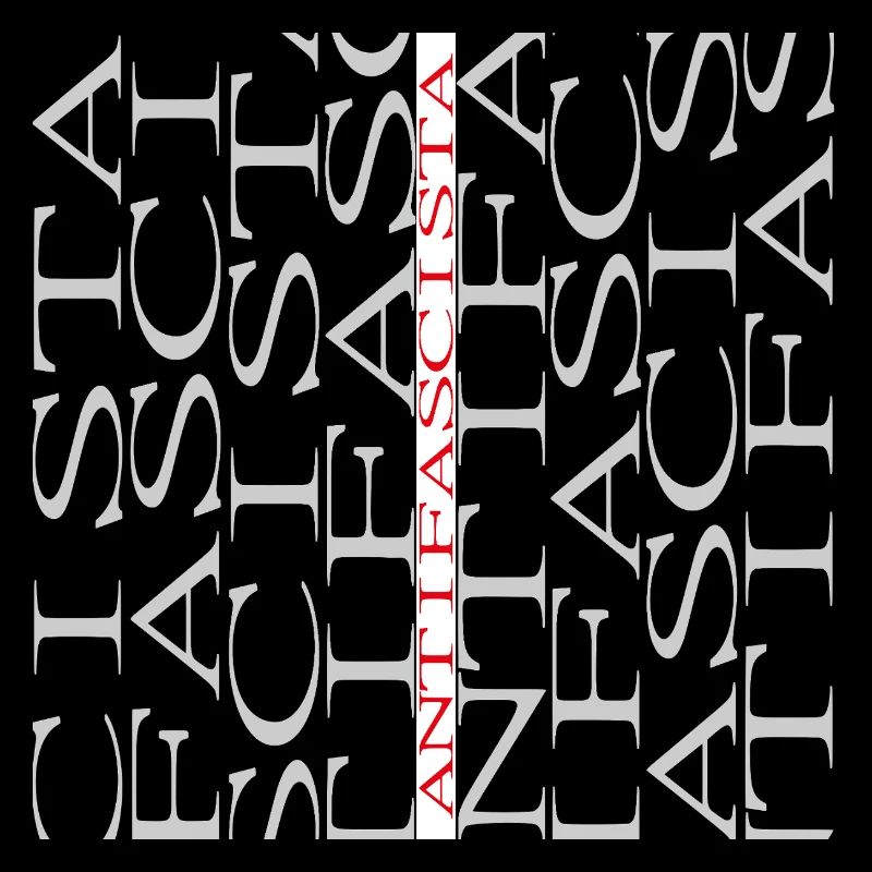 Typographie antifasciste Collage Antifascista
