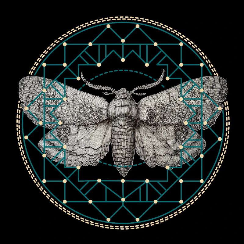 Moth Sacred Geometry