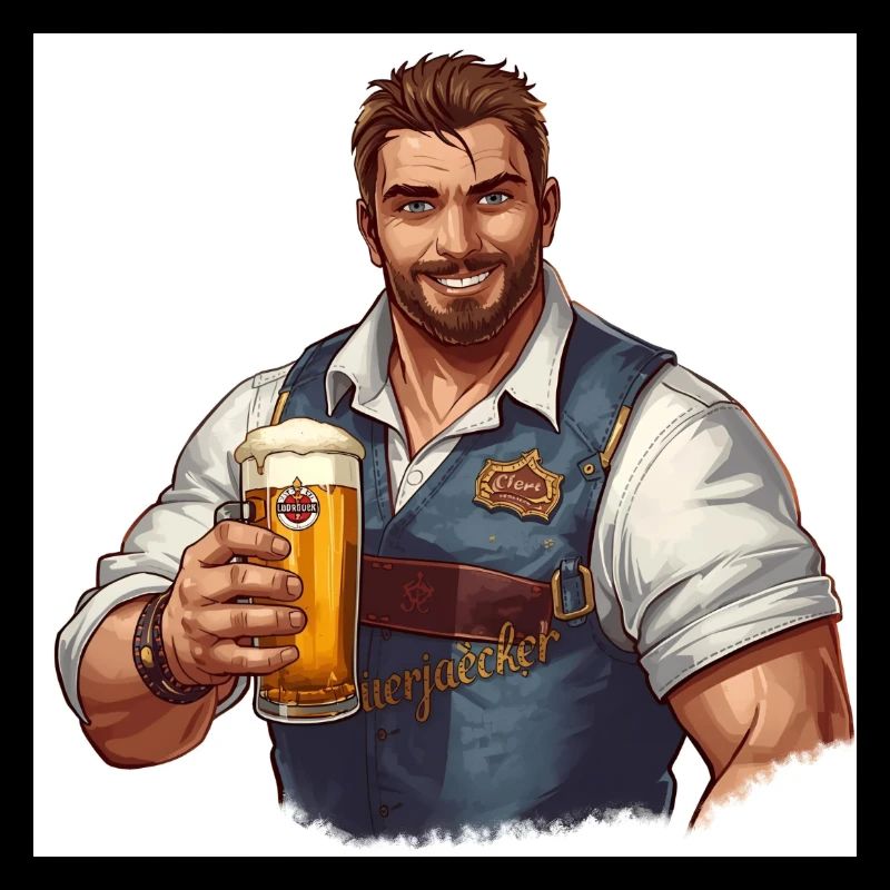 Bierheld im Trachtenlook