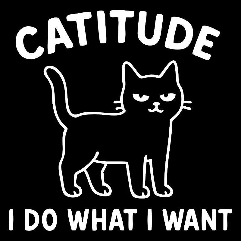 Catitude Katzenspruch