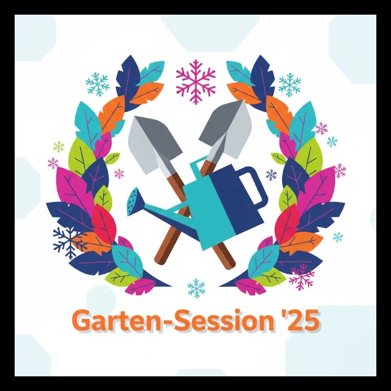 Geometrische Gartengeräte "Garten-Session '25"