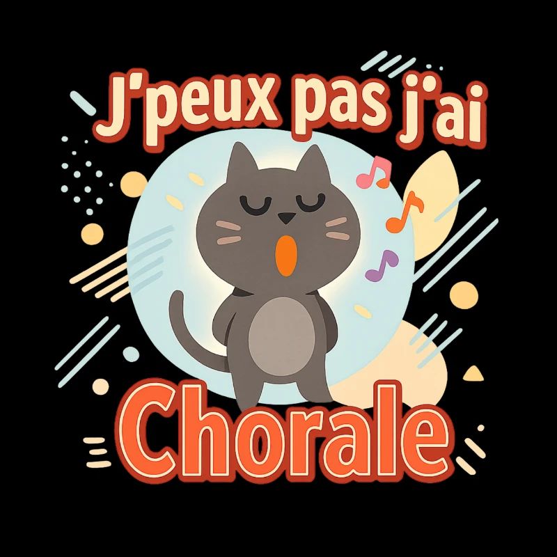 Chat chanteur Jpeux pas jai Chorale