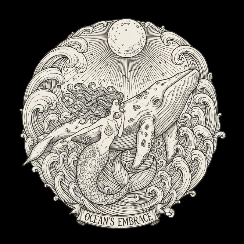 Oceanic Embrace Mermaids